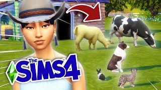 the sims 4 but i own EVERY ANIMAL in the game