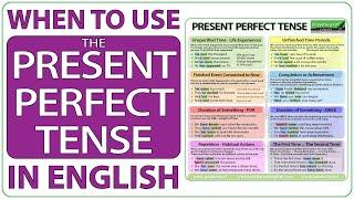 Learn English Present Perfect Tense - When to use the Present Perfect Tense in English