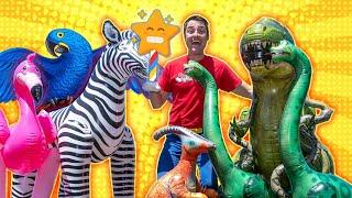 Dinosaur Scavenger Hunt 4 | Educational Videos for Kids | Baba Blast!