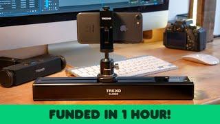 Now on Kickstarter: Trexo Slider: World`S Most Compact Camera Slider