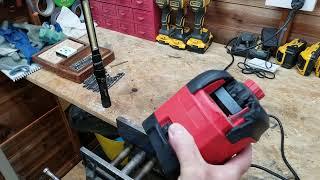 DRILL SHARPENER USELESS  , BUTCHERY ENSUES *****! Cut up a drill bit sharpener that is useless