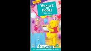 Opening to Winnie the Pooh: Pooh Party UK VHS (1995)