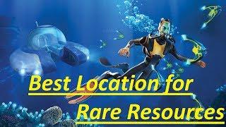 Subnautica - Best Location for Rare Resources - Ruby, Diamond, Magnetite, Uranite, Gel Sack, etc