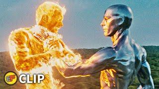 Human Torch vs Silver Surfer | Fantastic Four Rise of the Silver Surfer (2007) Movie Clip HD 4K