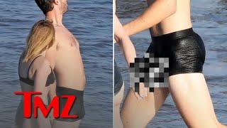 New Superman David Corenswet Shows Off Giant Bulge in Ocean Shoot | TMZ TV