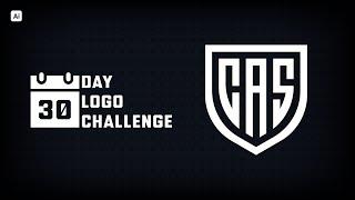 30 Logos in 30 Days - Day 2: GAS in Shield Logo Design | Graphic Hunters