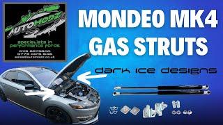 Fitting Dark Ice Design Bonnet Gas Struts To My MK4 Mondeo **REVIEW**