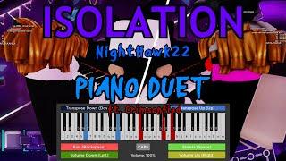 Nighthawk22 - Isolation (LIMBO) | IMPOSSIBLE PIANO DUET (ROBLOX Piano Cover)