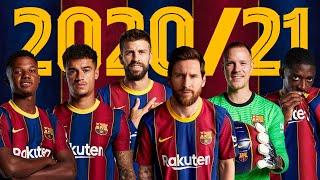  This is the 2020/21 OFFICIAL BARÇA SQUAD 
