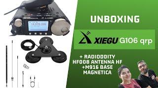 Radioamatori- Unboxing Xiegu G106 e Radioddity HF008+M916