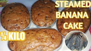 HOW TO COOK BANANA WITHOUT OVEN |Overripe saba|STEAM ONLY! | Almabel Encinas