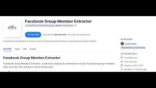 facebook group member extractor