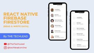 React Native Firebase Firestore - Read/Write data