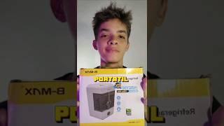 o mais refrescante e barato MINI AR-CONDICIONADO PORTÁTIL da amazon?!  #amazon #foryou #unboxing