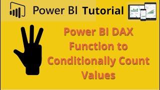 Power BI CountX and Filter Function Tutorial to Conditionally Count the Rows