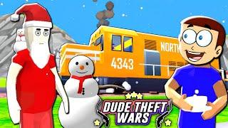 Dude Theft Wars : Christmas update | Shiva and Kanzo Gameplay