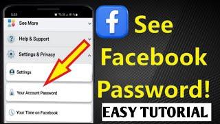 How To See Your Facebook Password If Forgotten