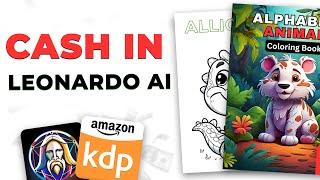  Leonardo AI: Make Money with Children KDP Coloring Book (how to make money with leonardo ai)