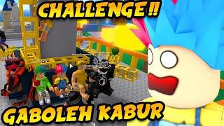 Roblox Indonesia | CHALLENGE GABOLEH KABUR! | Natural Disaster Survival