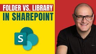 Folder vs.  Document Library in SharePoint Online