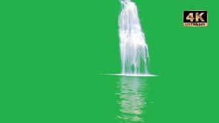 waterfall green screen video