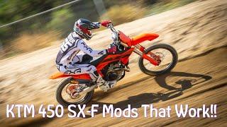 2025 KTM 450 SX-F Mods That Can Help You Ride Better