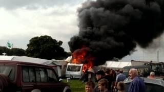 Stoke prior steam rally fire 1