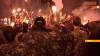 На Майдане «факельное шествие» закончилась дракой