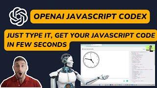 Beginner to Master : OPENAI Javascript Codex Sandbox, Generate Code in Few Seconds | GPT3.0