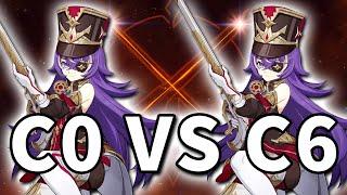 「Chevreuse」C0 vs C6 | Genshin Impact