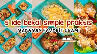 IDE BEKAL SIMPLE PRAKTIS UNTUK SUAMI | 5 inspirasi bekal sehari hari