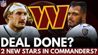 BIG NEWS! PETERS GAVE THE THUMBS UP! 2 FREE AGENTS IN THE COMMANDERS? | Washington Commanders news