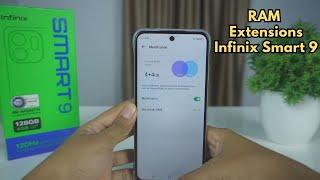 How To Add/Enable RAM Extensions Infinix Smart 9