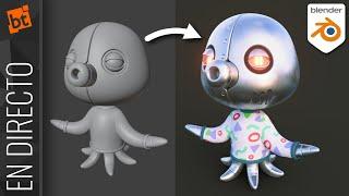 Directo de Shading con Blender: Poniendo materiales a un personaje