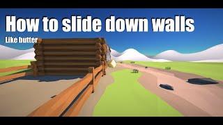 Unity | Prevent sticking to walls!