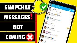 How To Fix Snapchat Messages Not coming or Showing problem on Android