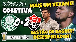 PÓS-JOGO | PALMEIRAS 0X2 VITÓRIA-BA | BRASILEIRÃO 2024 | COLETIVA ABEL FERREIRA | AO VIVO