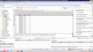 Select Query using SQL Console | SAP HANA