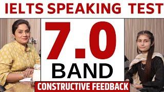 IELTS Speaking Interview With Constructive Feedback 7.0 Band | Sapna Dhamjia | April 2024