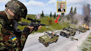 Today!June 30, Russia mourns! A convoy of cars carrying a Russian general was blown up by Ukraine