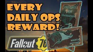 [Fallout 76] CORRECTED: Every Daily Ops Reward! (As of Sep 2024)