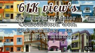 #exterior color combination with code number #apex ultima #9964124921 #asian paint's in 5:25 minutes