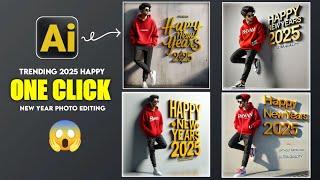 Happy New Year Ai Photo Editing |Viral 2025 New Year Reels Editing|Trending New Year Photo Editing |