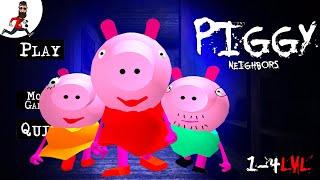 Piggy Neighbor. Family Escape Obby House 3D - 1,2,3,4 lvl
