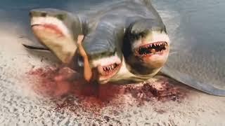 3 headed shark attack 3 deaths [Vore sounds]