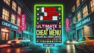 GTA 3 Cheat Menu | Cheat Codes GTA 3 | GTA 3 Trainer | GTA 3 Cheats PC