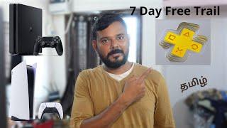 PS4/PS5 : How to Subscribe NEW PlayStation Plus 7 Day Free Trial - Tamil