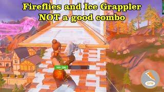 Fireflies and Ice Grappler... NOT a good combo - Fortnite Gameplay