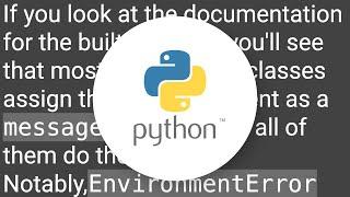 How to get exception message in Python properly