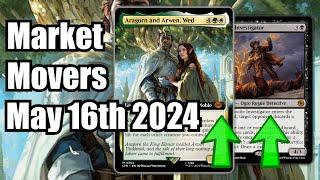 MTG Market Movers - May 16th 2024 - The Lord of the Rings Cards Still Hot! Aragorn and Arwen, Wed!